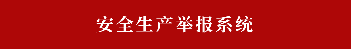 安全生产举报系统
